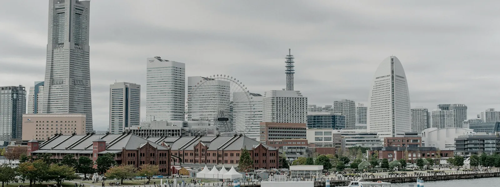 横浜みなとみらいの街並み